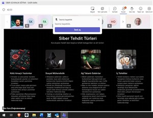 Veterinerlik Bölümü Dijital Güvenlik ve Dönüşüm Adımı Eğitimine Katıldı.