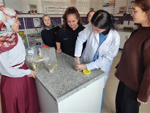 Laborant ve Veteriner Sağlık Öğrencileri Uygulamalı Yem Hazırlama Çalışması Gerçekleştirdi