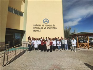 ASÜBTAM ve Gıda İşleme Bölümü Laboratuvarına Teknik Gezi