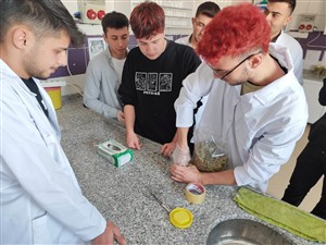 Laborant ve Veteriner Sağlık Öğrencileri Uygulamalı Yem Hazırlama Çalışması Gerçekleştirdi